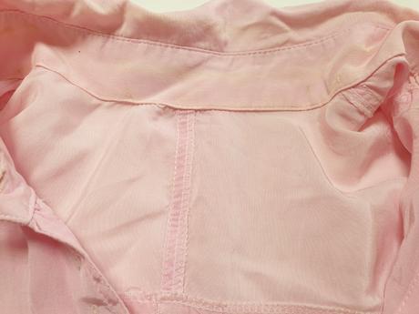 Bledoružová blúzka retro, l