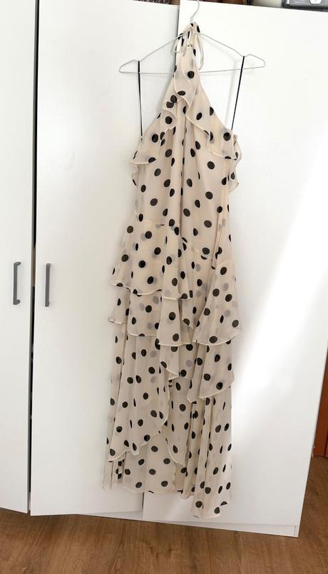 Bodkované midi šaty h&m, h&m,l