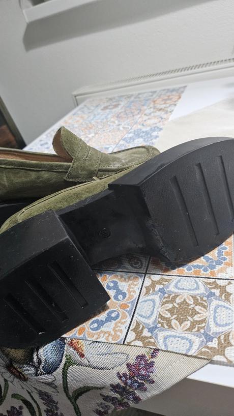 Khaki kožené poltopánky cena s poštou, 40