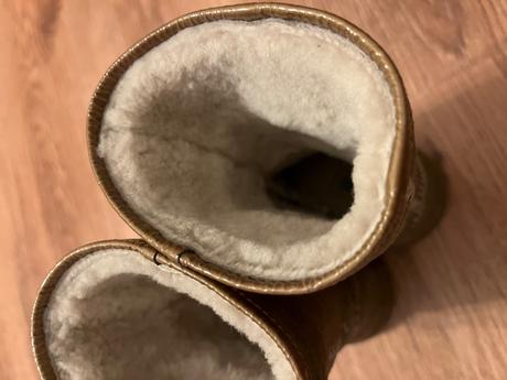 Paciotti kožené/ ovčia vlna cizmicky, 25