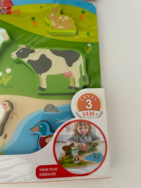 Hape vkladacie puzzle zvieratka,