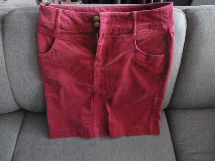 Cyklamenová sukňa, bonprix,l