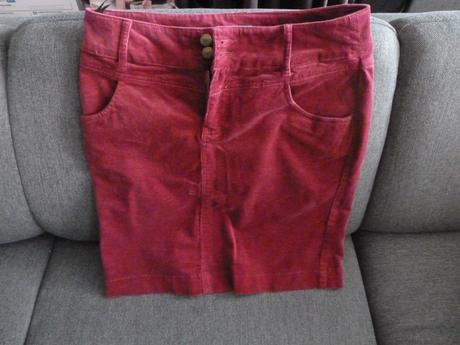 Cyklamenová sukňa, bonprix,l