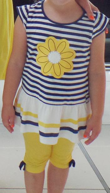 Tunika - tričko + 7/8 leginy, bonprix,134