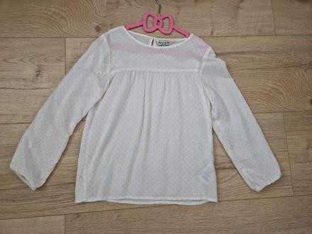 Blúzka biela review 128/134, review,128