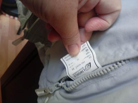 Sivá dvojstranná prechodná bunda - nová, m