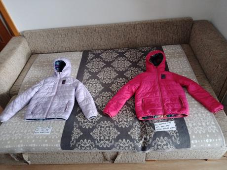 Dievč. obojstranné zim. bundy alpine pro 140-146, alpine pro,140