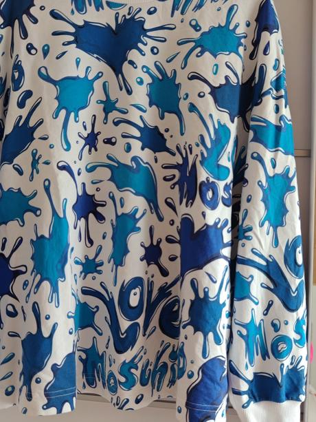 Love moschino icon luxusná dámská mikina l, moschino,l