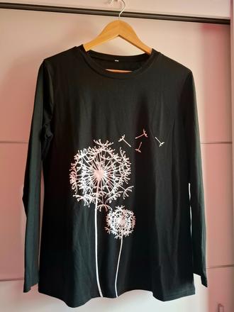 Dámske tričko s púpavami, l