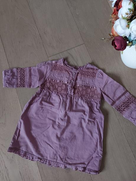 Staroruzove šaty s madeirou- super stav, next,86