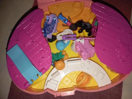 Polly pocket mačka mini domček, 