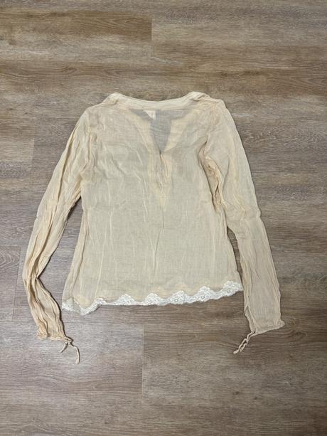 Ľahká priesvitná blúzka klaus dilkrath, xs