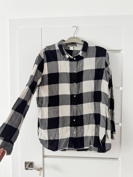 Karovana košela h&m, h&m,s