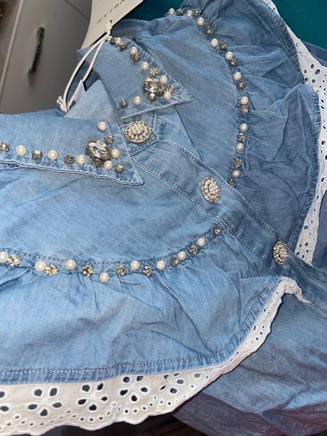 Nádherne jeans nové saty, m