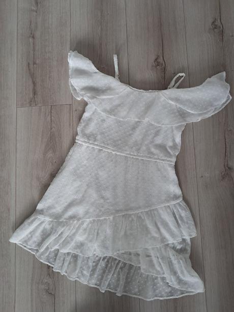 Biele letné šaty, lindex,128