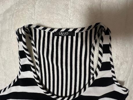 Športové pásikavé dlhé šaty zn. liu jo originál, liu jo,l