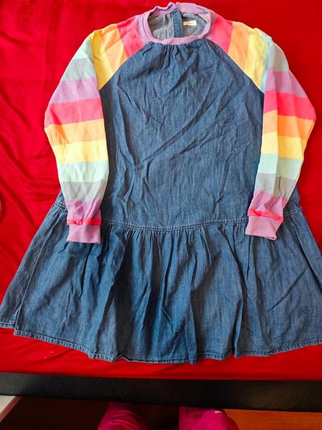 Riflové dúhové šaty next, next,158