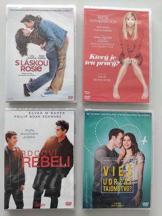 4x dvd romanticke,