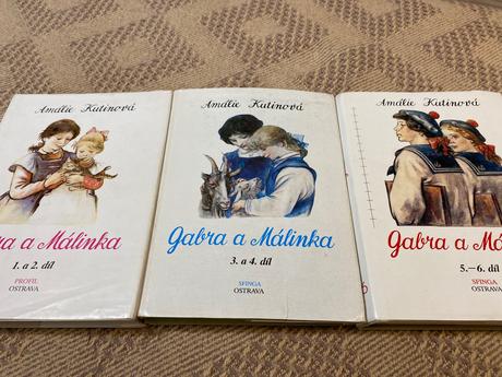 Kompletná sada 1 až 6 diel gabra a málinka amálie, 