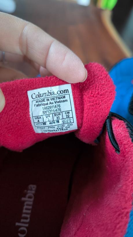 Trekova/zimná obuv columbia, columbia,35