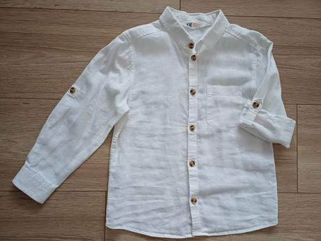 Biela košeľa, h&m,110