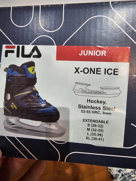 Korčule nastaviteľne na ľad  veľkosť 38-41, fila,41