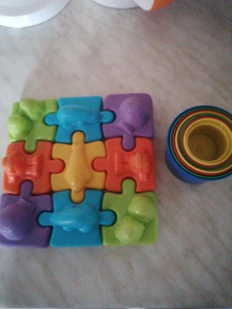 Puzzle pre menších +sklad. poháre gratis, 