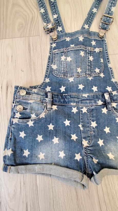 Riflove šortky, denim,134