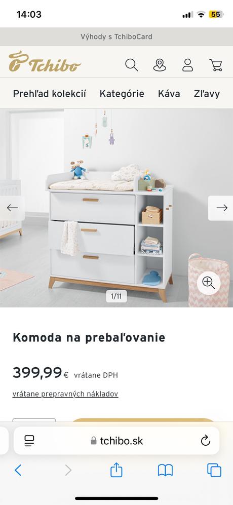 Prebaľovacia komoda, 