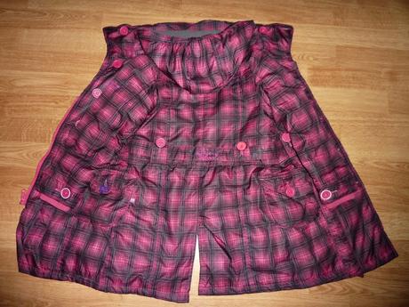 Dievčenská predĺžená zimná bunda, 116