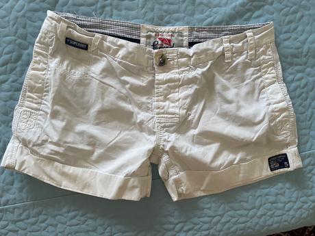 Superdry biele šortky, superdry,m