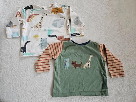 2 tričká s dlhým rukávom next 74, next,74