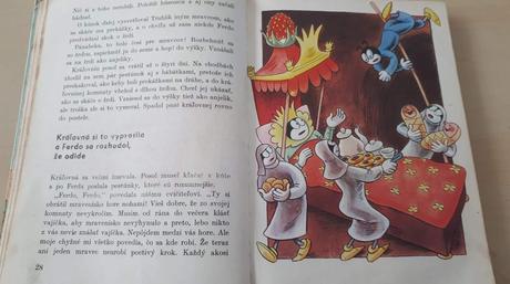 Stará retro kniha ferdo cvičí mravenisko o. sekora,