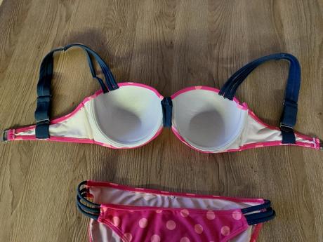 Bikiny bodkované, bonprix,40