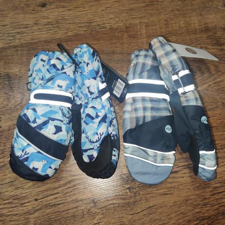 Lyžiarske rukavice s reflexnými prvkami, 98 / 104 / 110