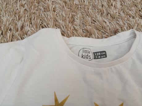 Tričko so zlatými hviezdami 128, pepco,128