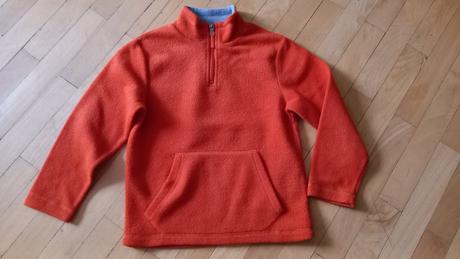 .oranzova mikina 5-6r, 110