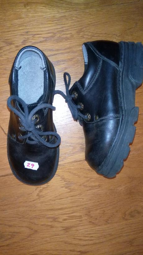 Topánky kožené nosené veľkosť 29, 29