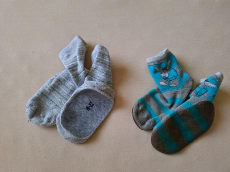 Papučky s gumenou podrážkou, 19