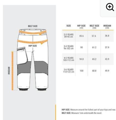 Detské turistické nohavice hrejivé, decathlon,86 / 92 / 98