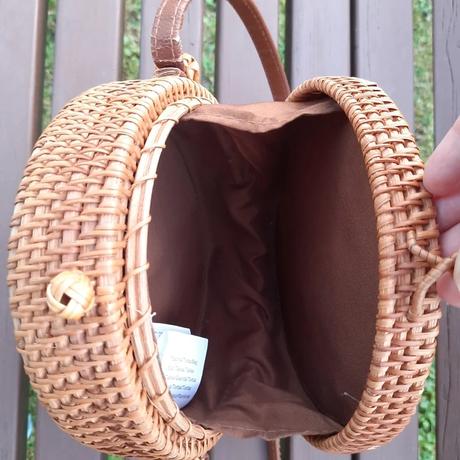 Štýlová boho/hippie prírodná kruhová kabelka orsay, orsay