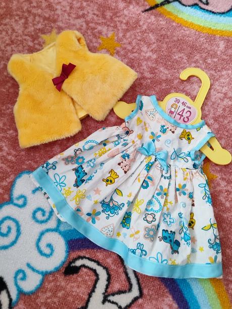 Baby born žltý komplet, 