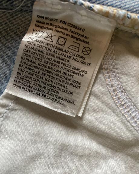 Bavlnené rifle - džínsy zn. h&m v. 128, h&m,128