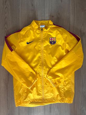 Nepremokavá šušťáčka fc barcelona, nike,152