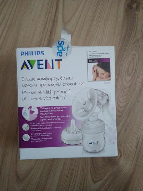 Manuálna odsávačka avent, 