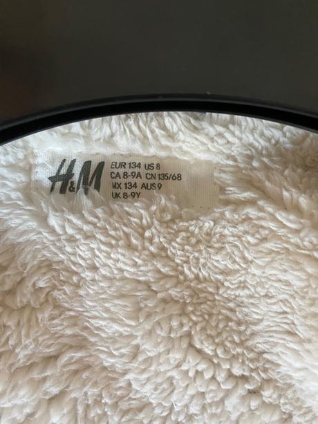 Vyteplena koženkova bunda pre fešaka, h&m,134