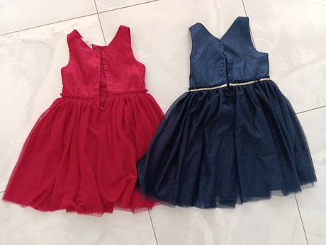 Dievčenské slávnostné šaty 2ks, h&m,134