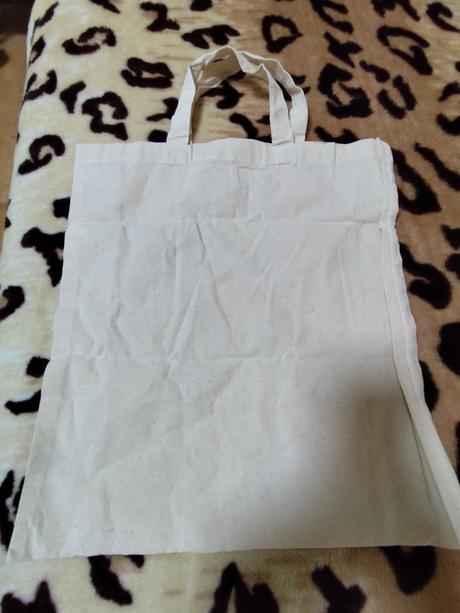 Textilna taska s kvetinkou, 