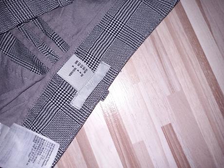 Kárované nohavice, h&m,36