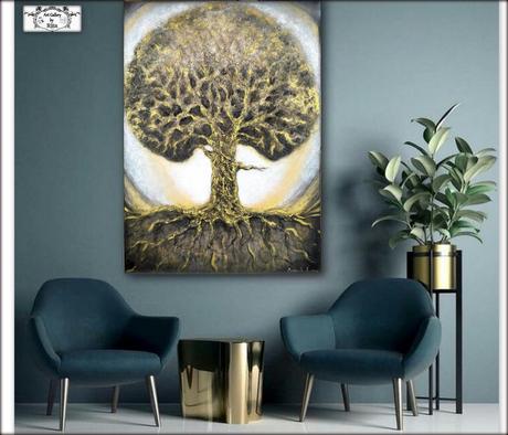 3d maľba "strom života",